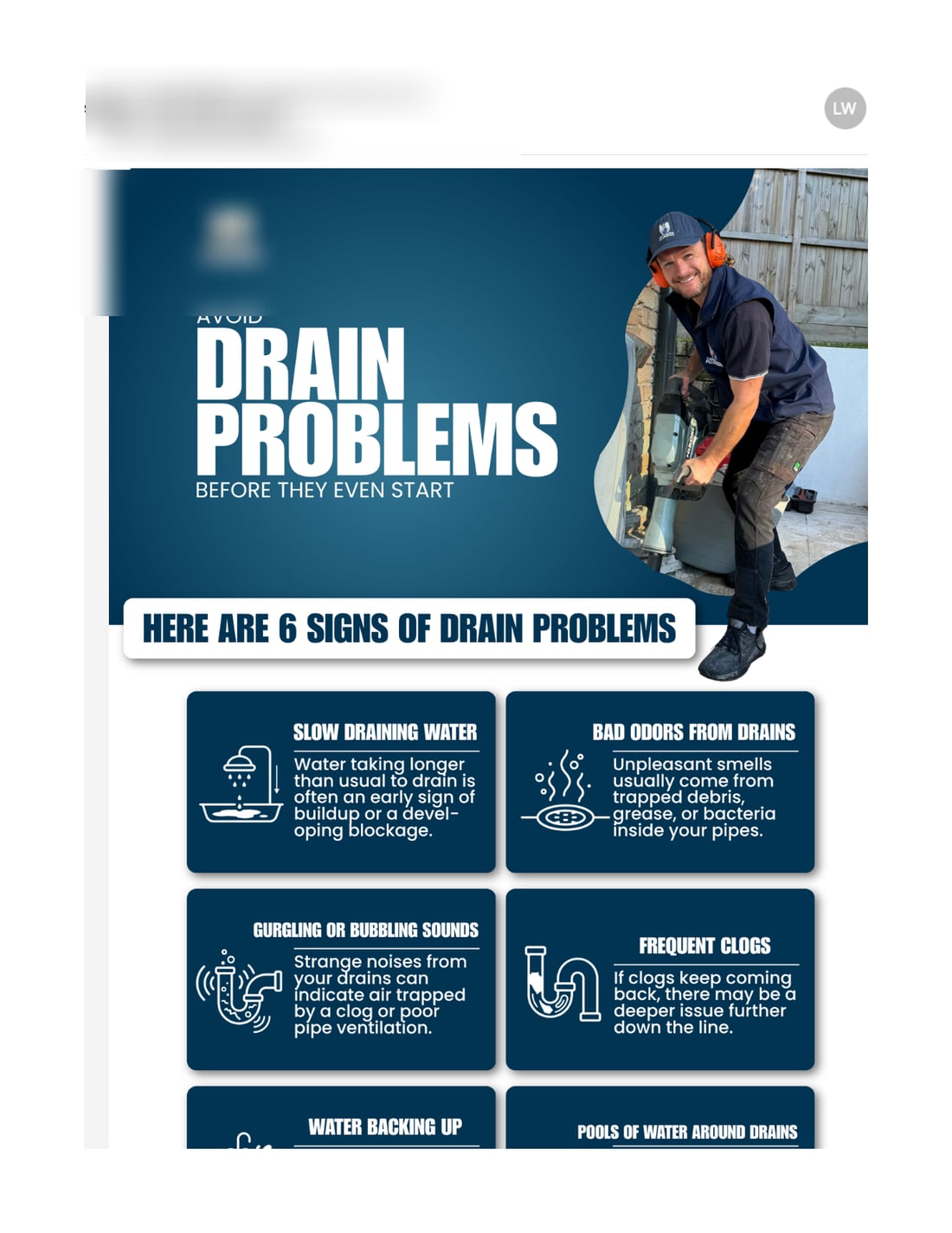 Drain Care Tips Email